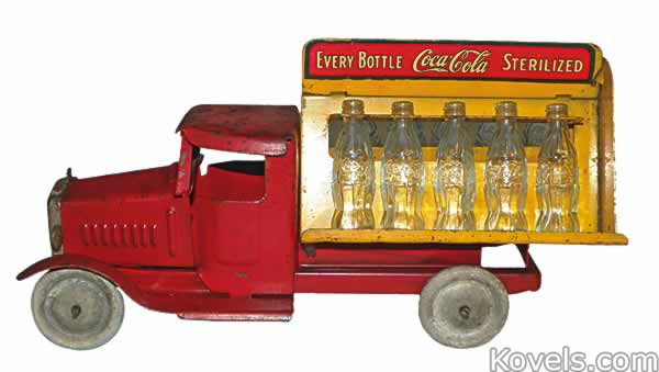 antique coca cola toy truck