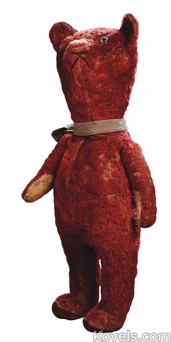 vintage red teddy bear